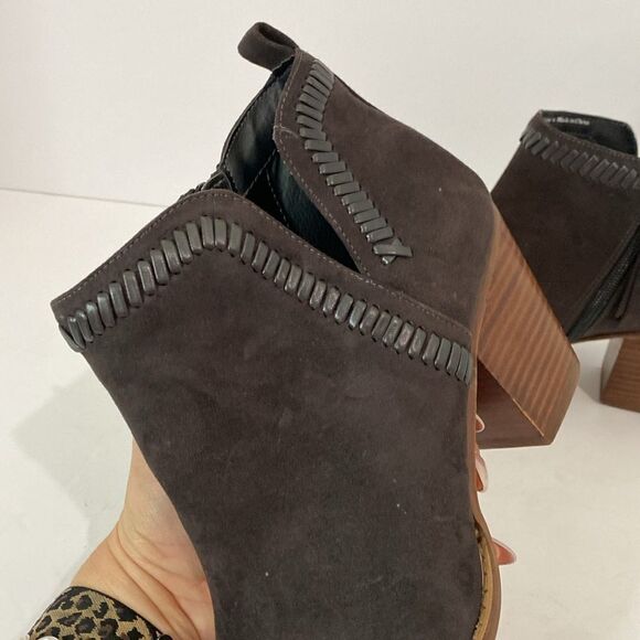 Dolce Vita DV8 Jace Heeled Booties Dark Charcoal Grey - Picture 10 of 10